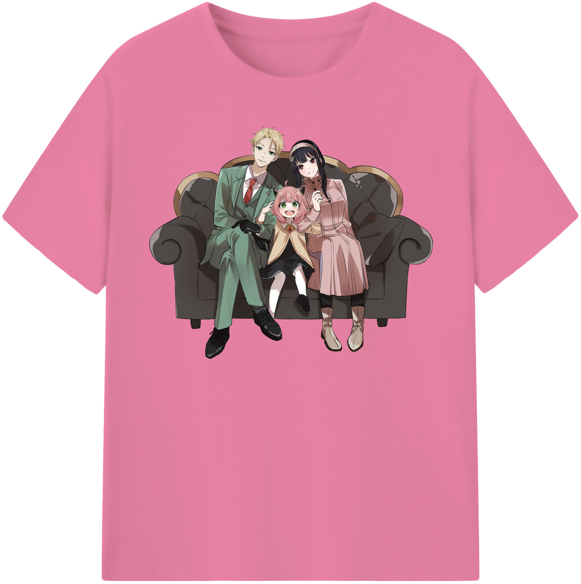 （画像用） SPY×FAMILY间谍家家酒 綿100％半袖Tシャツ（フロントプリント）